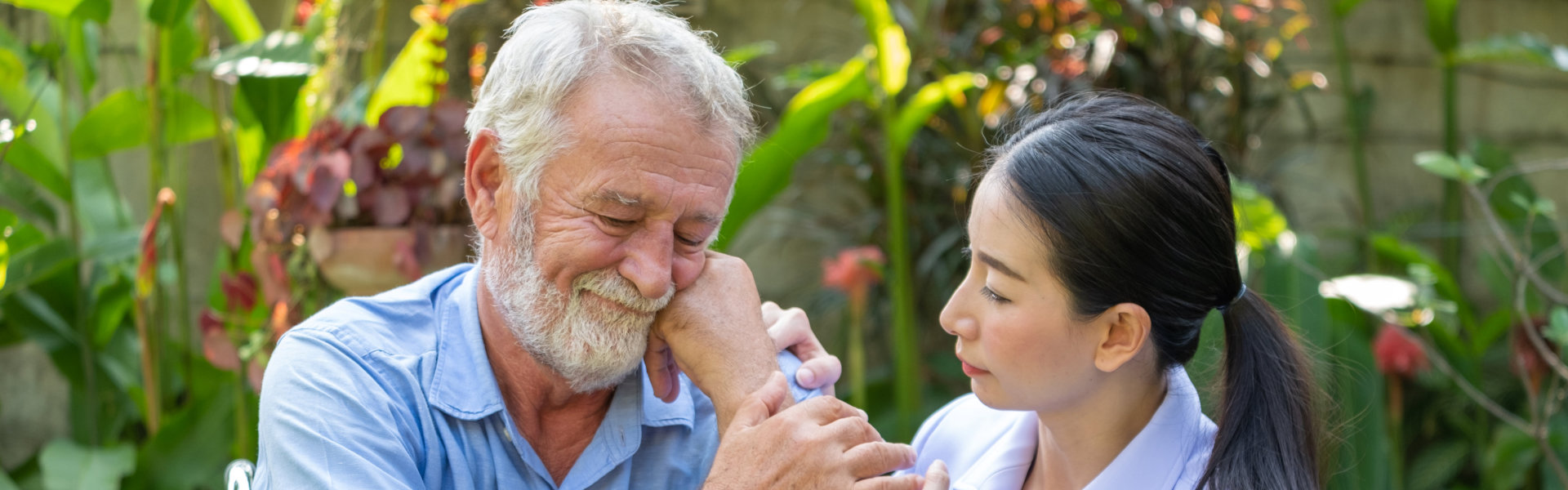 nurse with elder