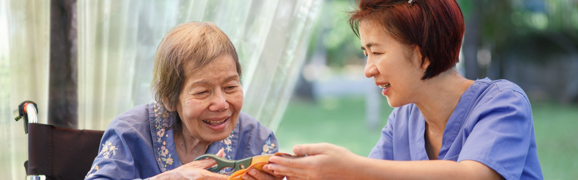 nurse with elder