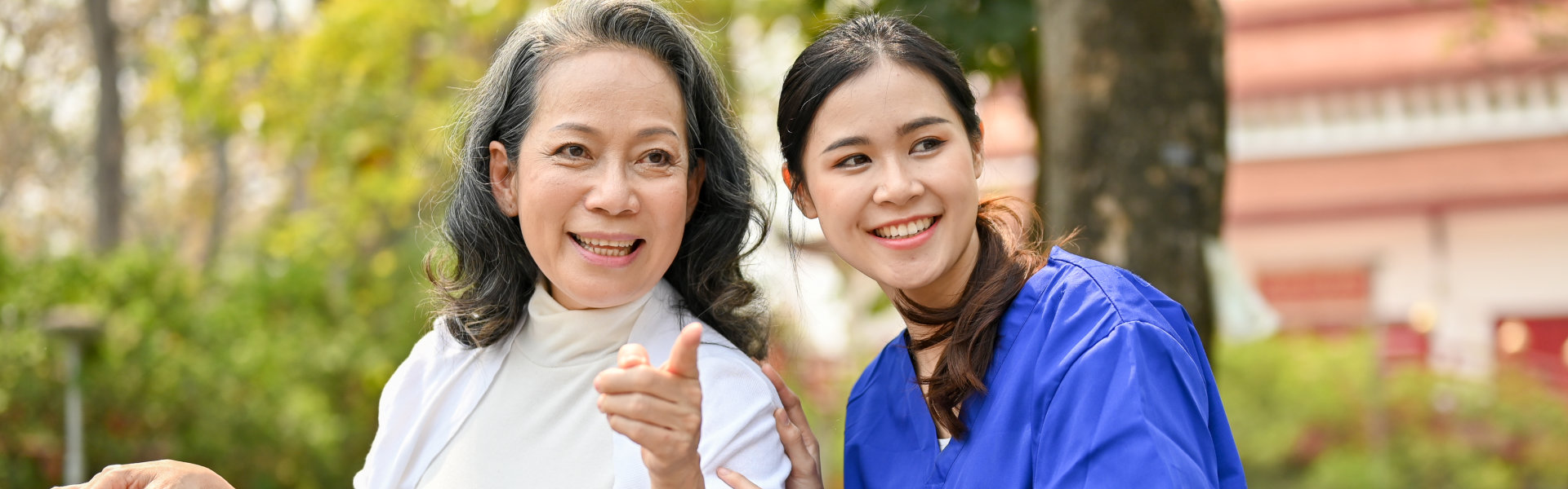 nurse with elder